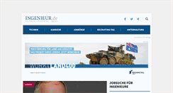 Desktop Screenshot of ingenieur.de